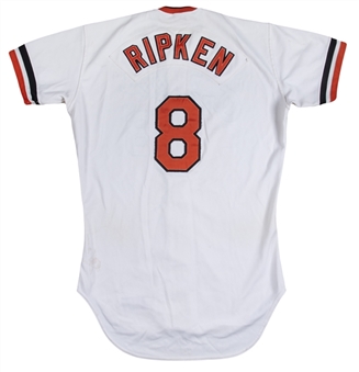 1983 Cal Ripken Game Used & Photo Matched Baltimore Orioles World Series & Regular Season Home Jersey - MVP and World Series Champion (Resolution Photomatching & Sports Investors Authentication)